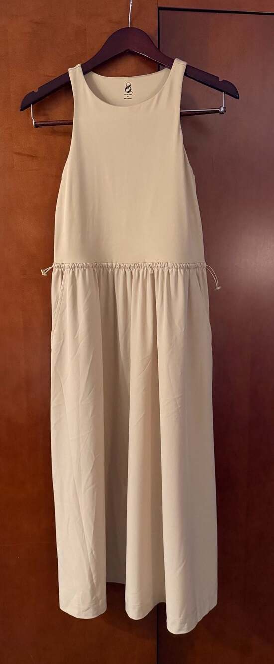 Lou & Grey Side Bungee Pocket Midi Dress-M